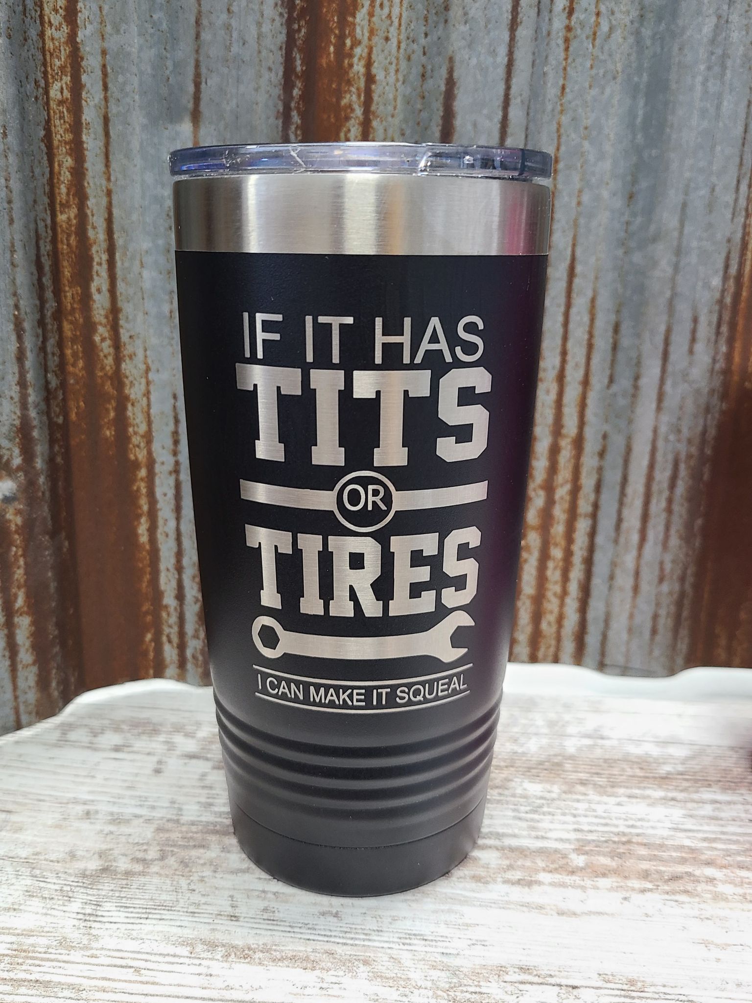 Polar Camel ShhhThere's Tito's In Here Funny 20oz Tumbler - Ringneck  Stainless Steel Tumbler Insulated Cup - Vacuum Insulated Tumbler with Clear